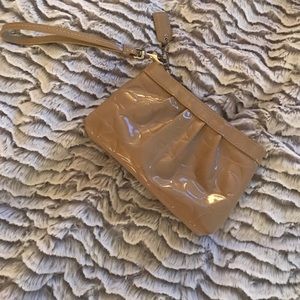 Coach vinyl wristlet